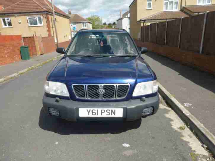 2001 SUBARU FORESTER ALL WEATHER BLUE/GREY