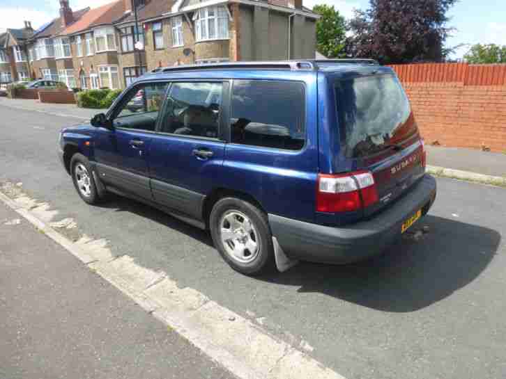 2001 SUBARU FORESTER ALL WEATHER BLUE/GREY
