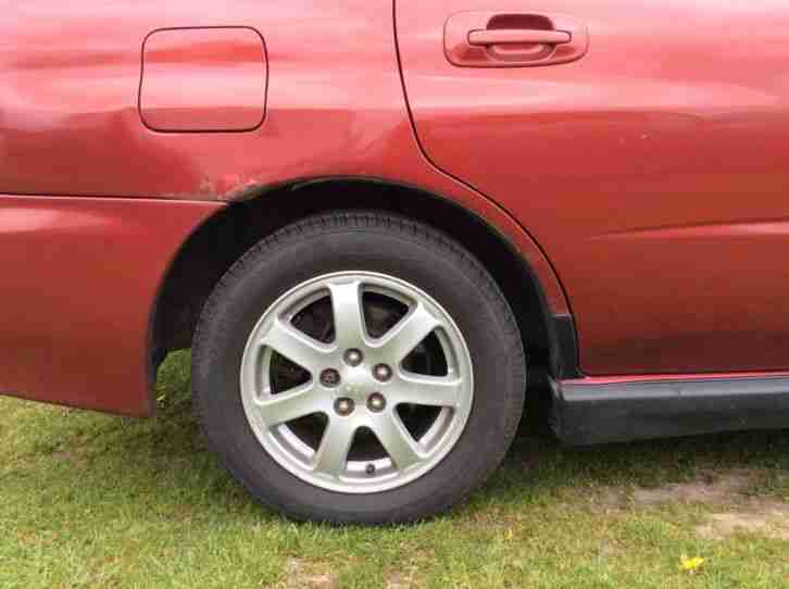 2001 SUBARU IMPREZA GX AWD RED