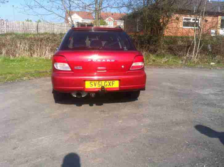 2001 SUBARU IMPREZA GX AWD RED