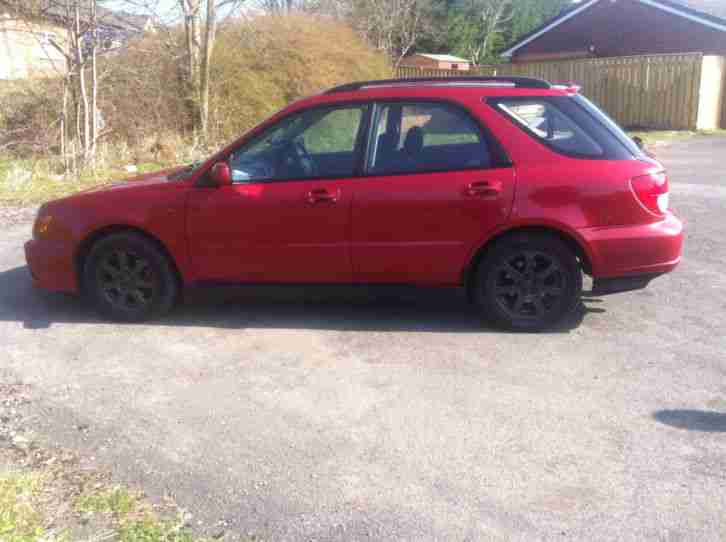 2001 SUBARU IMPREZA GX AWD RED