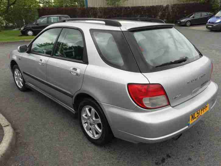 2001 SUBARU IMPREZA GX AWD SILVER 2.0 5 DOOR HATCH
