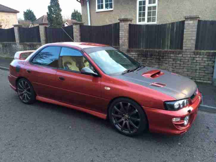 2001 SUBARU IMPREZA TURBO 2000 AWD RED