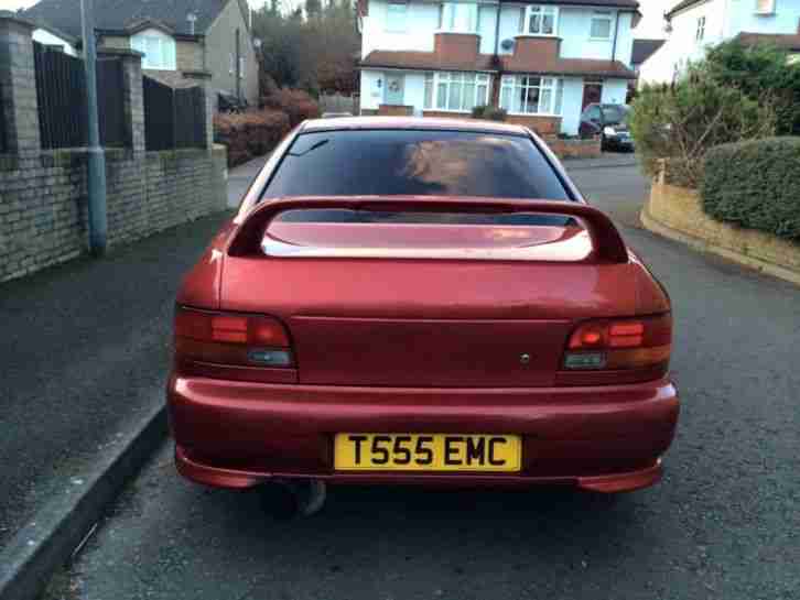 2001 SUBARU IMPREZA TURBO 2000 AWD RED