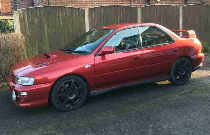 2001 SUBARU IMPREZA TURBO 2000 AWD RED