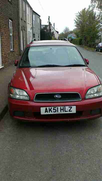 2001 LEGACY GL AWD AUTO RED