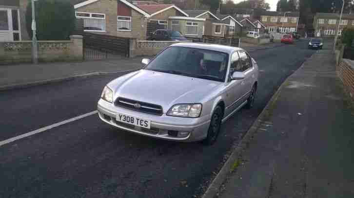 2001 SUBARU LEGACY GL AWD SILVER ONLY 80K FSH SNOWS COMING 4X4