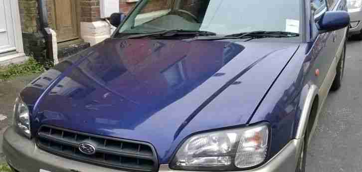 2001 SUBARU LEGACY OUTBACK AWD BLUE/GREY - SPARES OR REPAIR