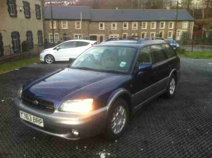 2001 LEGACY OUTBACK H6 AUTO BLUE GREY