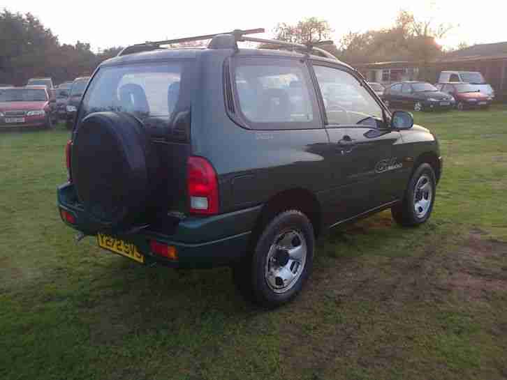 2001 SUZUKI GRAND VITARA GV1600 GREEN 4X4 READY FOR THE WINTER LOOK BARGAIN LOOK