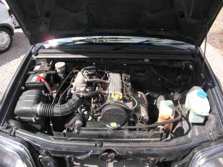 2001 SUZUKI JIMNY JLX BLACK Soft top Convertible Green Lane 4x4