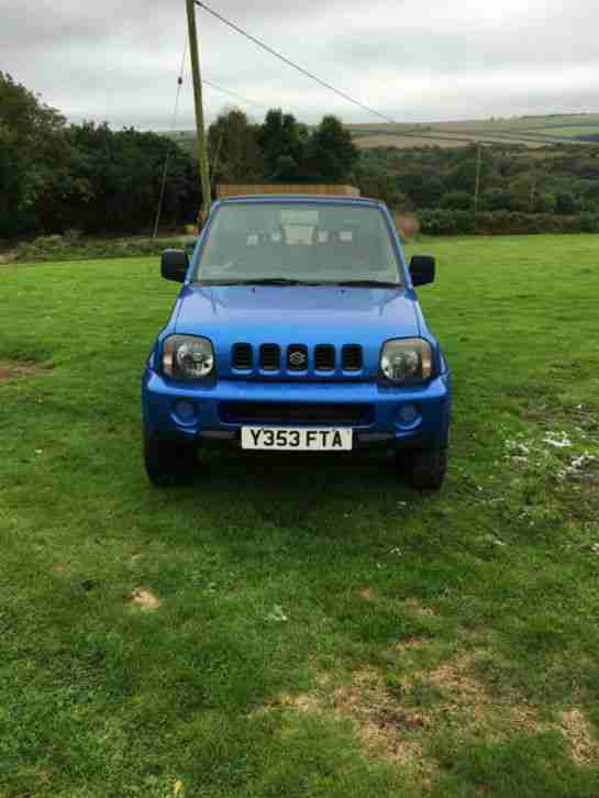 2001 SUZUKI JIMNY JLX BLUE CONVERTIBLE