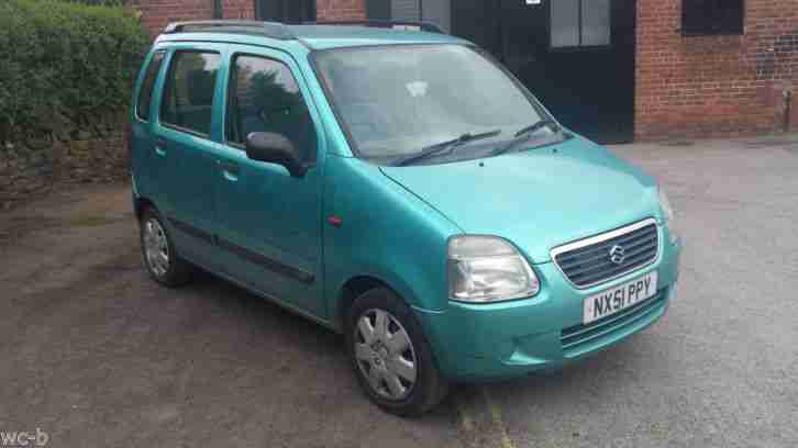 2001 SUZUKI WAGON R+ GL GREEN CHEAP TO CLEAR