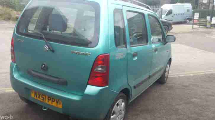 2001 SUZUKI WAGON R+ GL GREEN CHEAP TO CLEAR