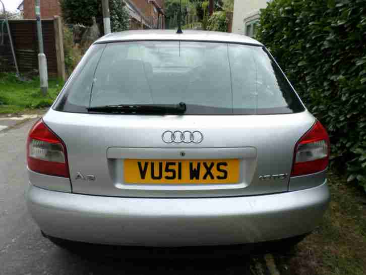 2001 Silver Audi A3 1.9 TDi 130 Sport 3dr 6 speed manual (8L) diesel 50+ mpg