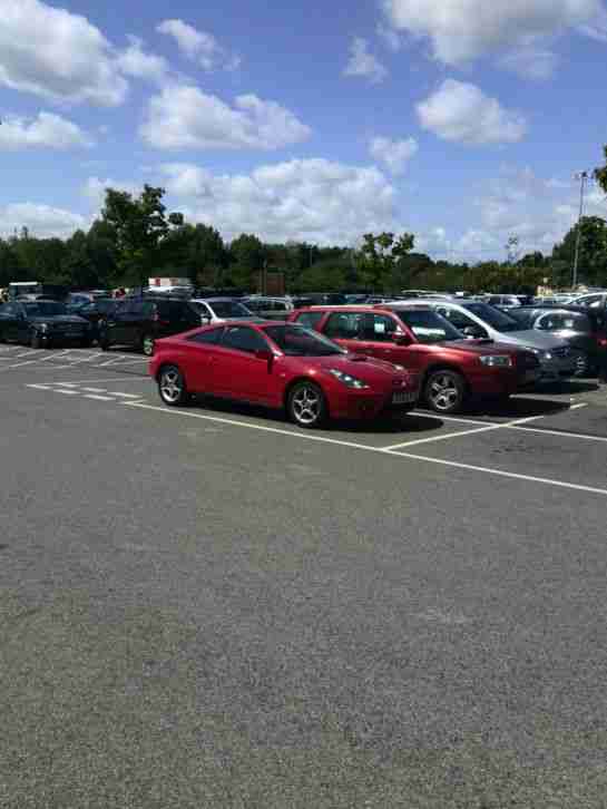 2001 TOYOTA CELICA VVTI RED 100K Tax and Tested