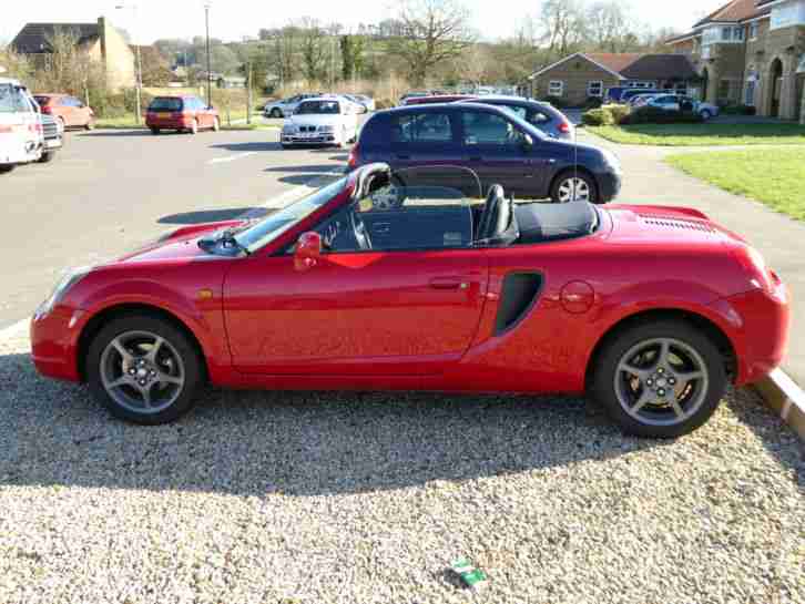 2001 TOYOTA MR2 ROADSTER VVTI RED