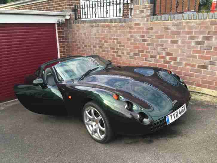 2001 TVR Tuscan 4.0 Manual 5 Speed Convertible in Metallic green /purple flip