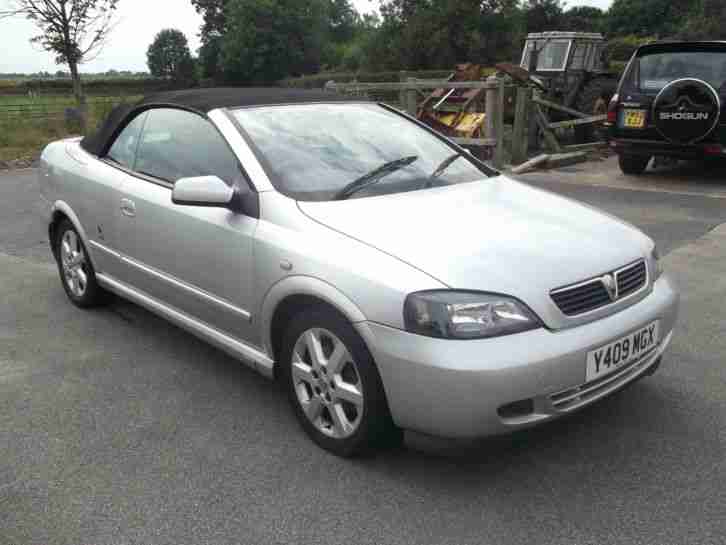 2001 ASTRA COUPE CONVERTIBLE SILVER