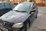 2001 VAUXHALL ASTRA SXI 16V BLACK LESS THAN