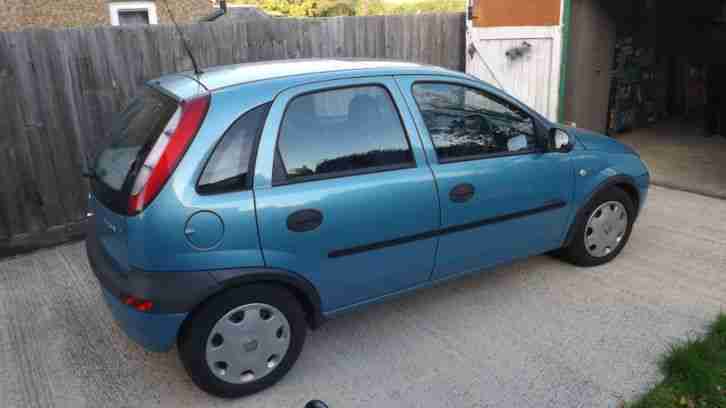 2001 VAUXHALL CORSA COMFORT 16V BLUE