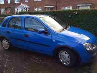 2001 VAUXHALL CORSA COMFORT 16V BLUE