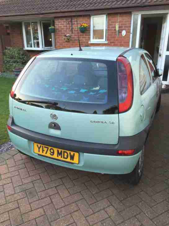 2001 VAUXHALL CORSA COMFORT 16V SEMI-AU GREEN