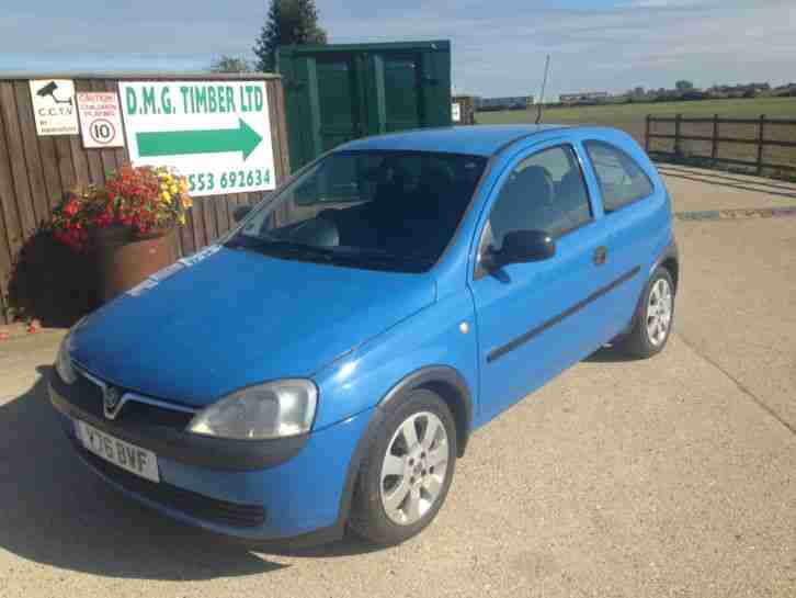 2001 VAUXHALL CORSA EXPRESSION 12V BLUE EXCELLENT CONDITION