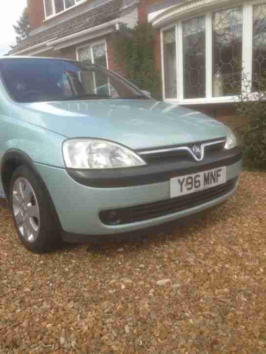 2001 VAUXHALL CORSA SXI 16V GREEN LOW MILES FULL SERVICE HISTORY NO RESERVE!!!!