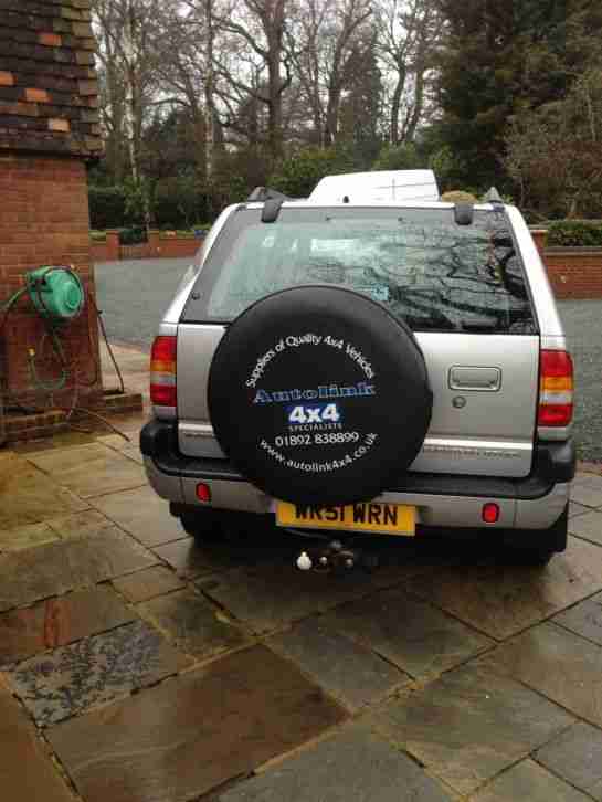 2001 VAUXHALL FRONTERA LIMITED DTI SILVER, 4x4