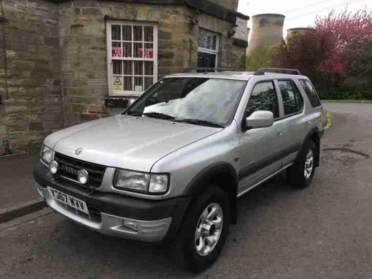 2001 VAUXHALL FRONTERA LIMITED V6 AUTO TITANIUM SILVER NO RESERVE STUNNING