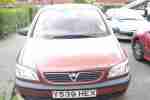 2001 VAUXHALL ZAFIRA 16V CLUB RED