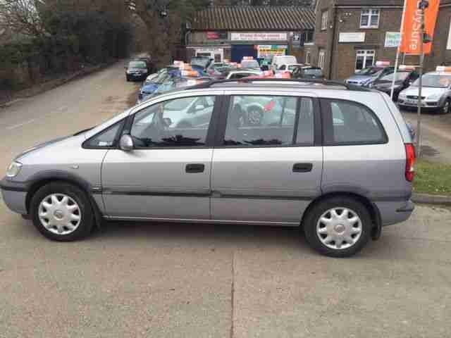 2001 VAUXHALL ZAFIRA COMFORT 16V GREY