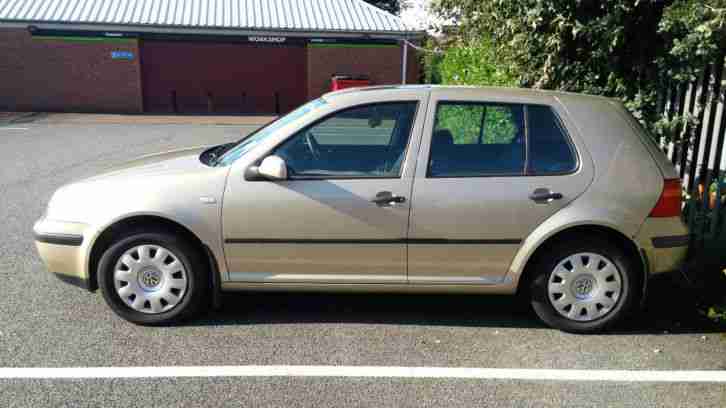 2001 VOLKSWAGEN GOLF S TDI BEIGE