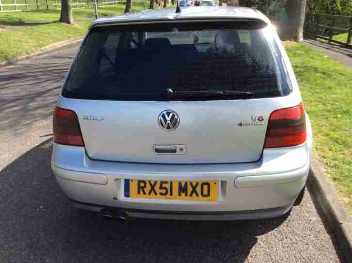 2001 VW Golf V6 4 motion 5dr silver