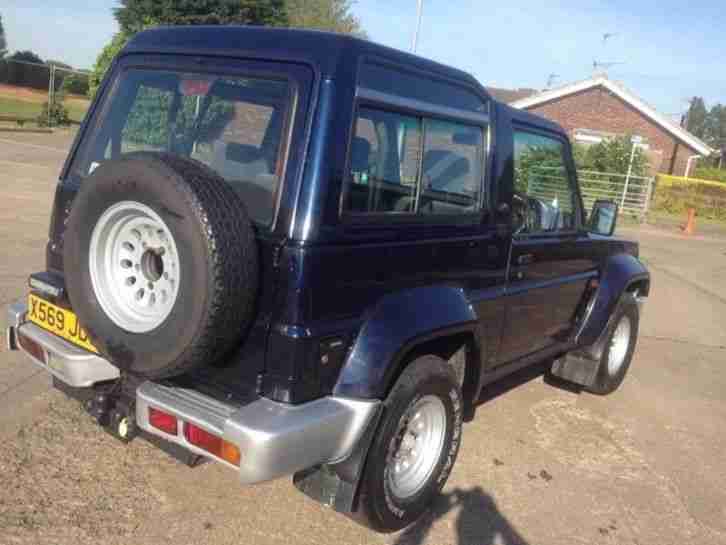 2001-X DAIHATSU FOURTRAK 2.8 TDL LIMITED BLUE TURBO DIESEL 4X4 126k 1 OWNER