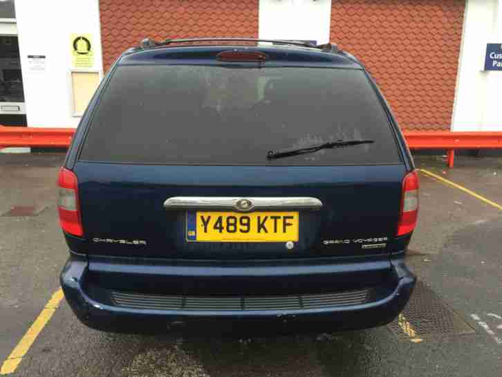 2001/Y CHRYSLER GRAND VOYAGER LIMITED AUTO BLUE LPG # NO RESERVE #