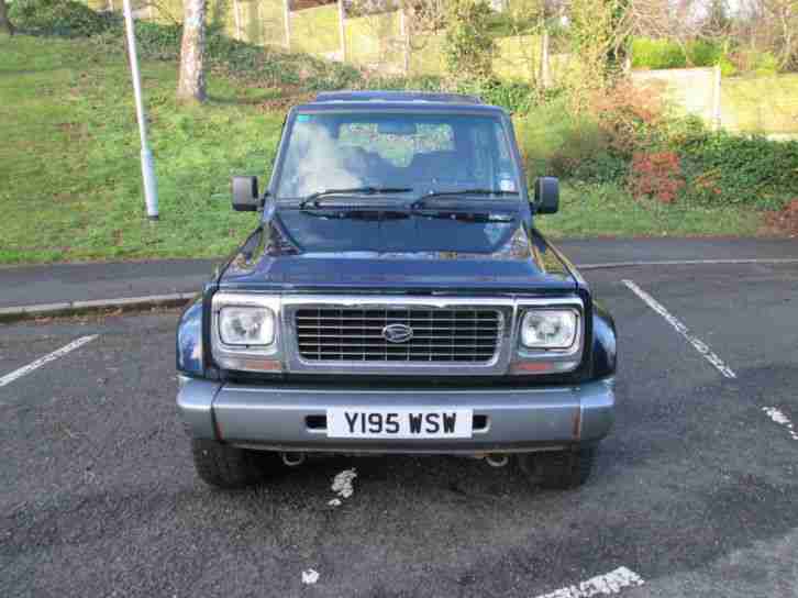 2001 Y DAIHATSU FOURTRAK 2.8 TD INDEPENDENT TDX - ONLY 69,000 MILES - 7 SEATS -