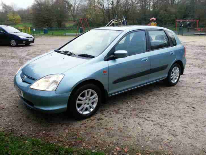 2001 (Y) HONDA CIVIC SE EXECUTIVE With 56,000 MILES ONLY, LEATHER HIGH SPEC. VGC