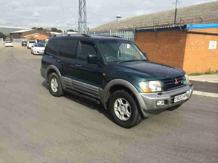 2001 Y MITSUBISHI SHOGUN 3.2 DID GLS LWB 7 SEATER MANUEL TAXED & TESTED L@@K