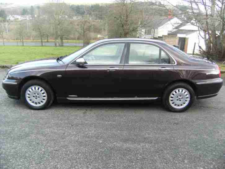 2001 Y REG ROVER 75 2.5V6 CONNOISSEUR AUTO METALLIC RED 94000 MLS. FULL SERVICE