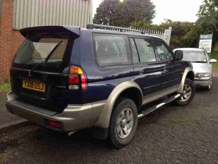 2001/Y Reg Mitsubishi Shogun Equippe 2.5 TD Sport - 5 Speed Manual + 4x4