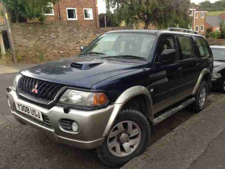 2001/Y Reg Mitsubishi Shogun Equippe 2.5 TD Sport - 5 Speed Manual + 4x4