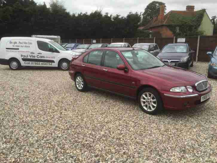 2001 (Y) Rover 45 1.8 AUTOMATIC Impression S. ONLY 54096 MILES. FSH.