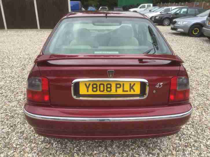 2001 (Y) Rover 45 1.8 AUTOMATIC Impression S. ONLY 54096 MILES. FSH.