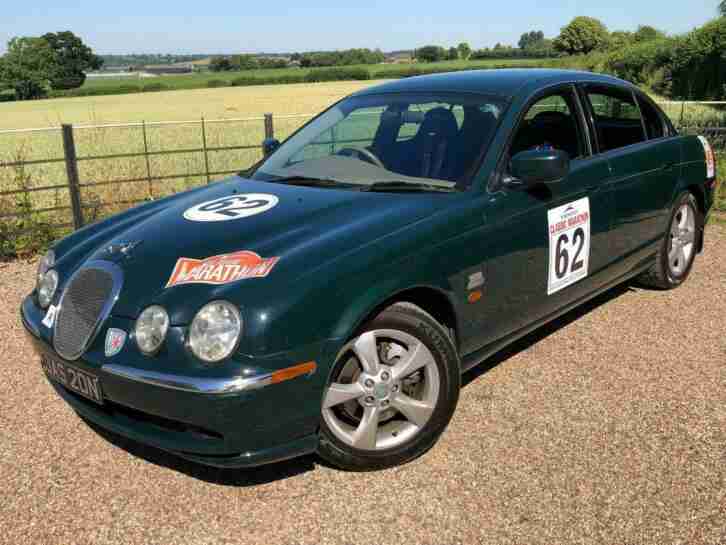 2001 Y reg Jaguar S-TYPE 3.0 V6 SPORT GREEN MANUAL CLASSIC RALLY RACE 130,000 M