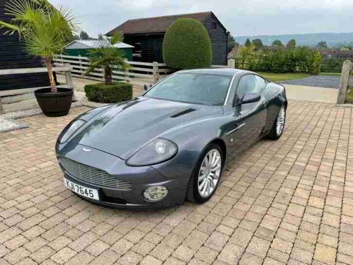 2001 ASTON MARTIN VANQUISH IN SOLWAY GREY 44K MLS WITH HUGE HISTORY FILE V.NICE