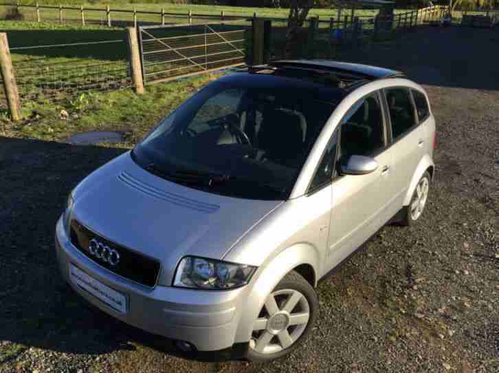2002 / 02 Audi A2 1.4TDI 75bhp SE - Open Sky glass roof