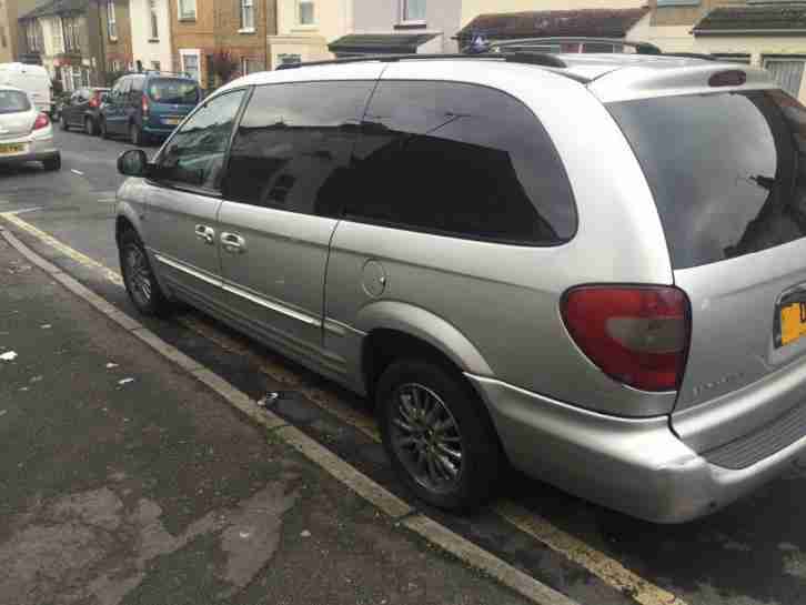 2002 02 CHRYSLER GRAND VOYAGER 2.5 DIESEL CRD LIMITED SILVER FULLY LOADED
