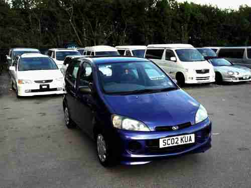 2002 02 DAIHATSU YRV 1.0 cc 5 DOOR 5 SPEED MANUAL BLUE LONG MOT